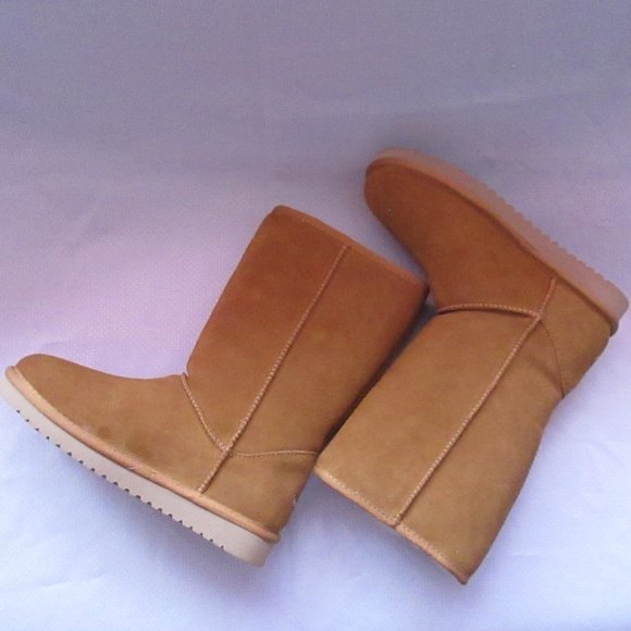 💖 KOOLABURRA BY UGG VICTORIA WOMENS CHESTNUT BOOTS SIZE 7W NEW 💖 - Picture 8 of 16